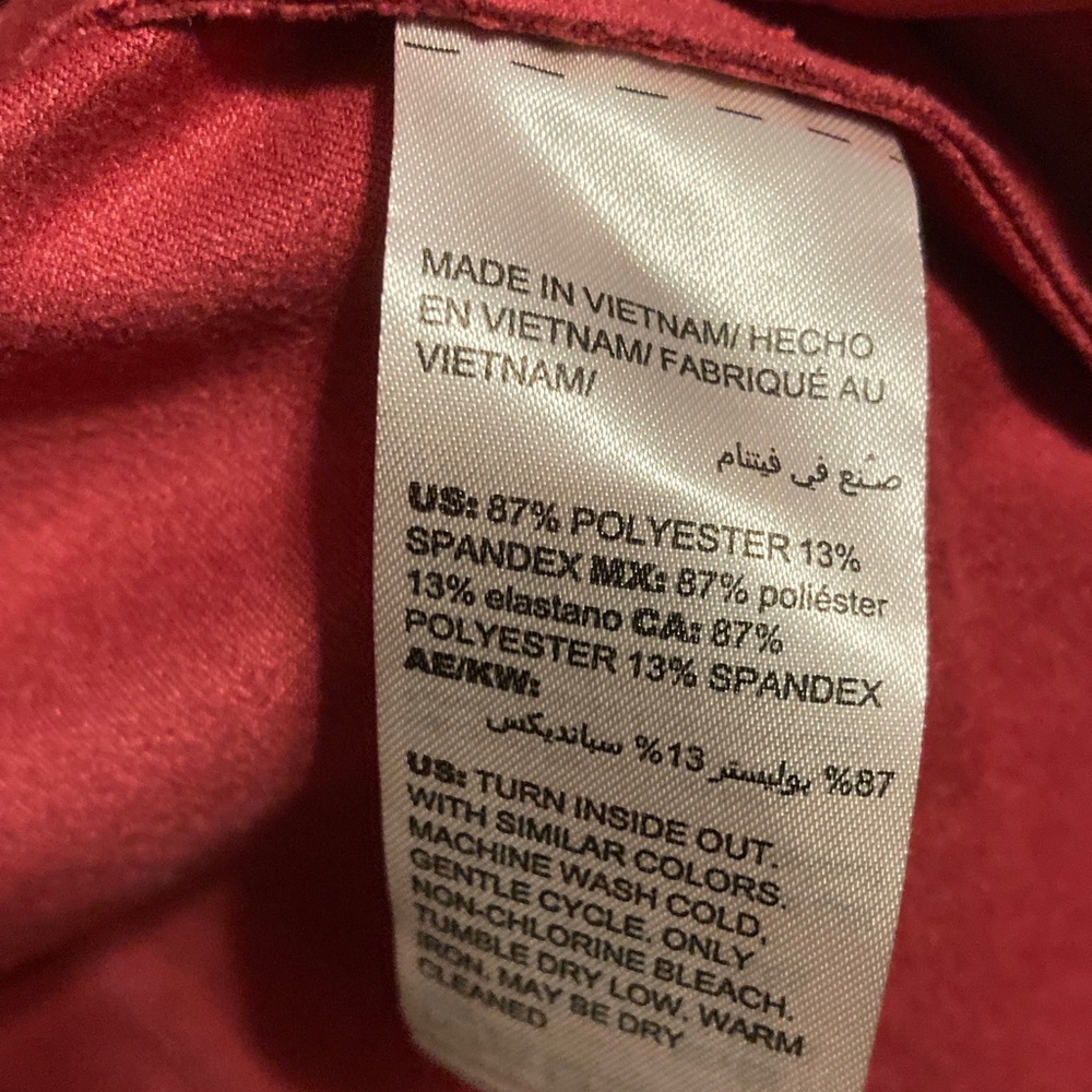 Chico's Red Suede Button-Front Jacket - image 3